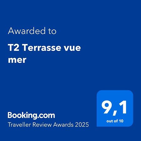 T2 Terrasse Vue Mer Six-Fours-les-Plages Εξωτερικό φωτογραφία