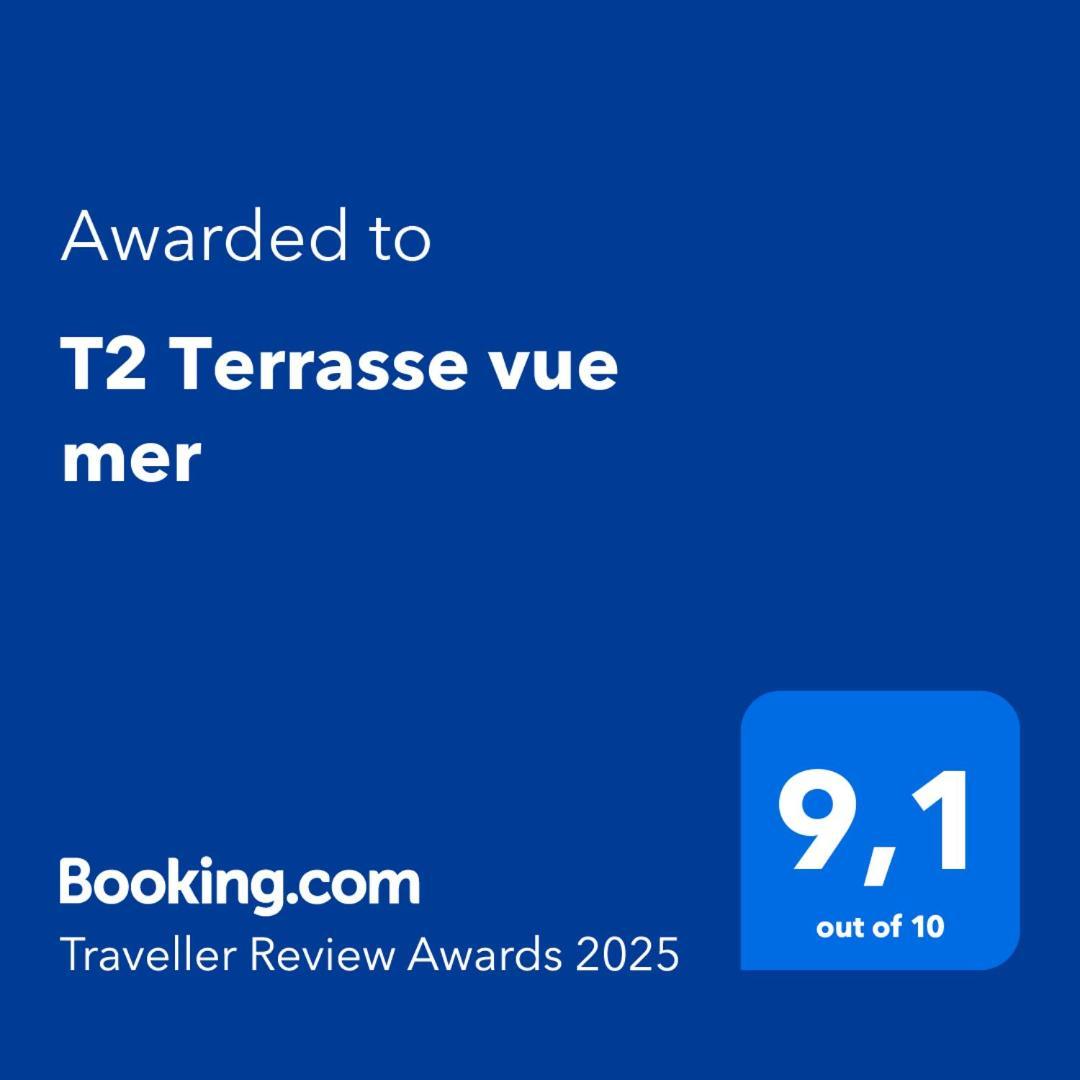 T2 Terrasse Vue Mer Six-Fours-les-Plages Εξωτερικό φωτογραφία